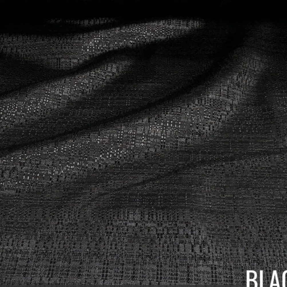 1pc - Banjo (Fire Retardant) Drape Panels 11' Tall x 48" Wide - Black