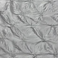 1pc - Belly Button (Pinwheel) Table Linen 132" Round - Silver