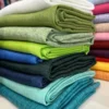 1pc - Imitation Burlap Table Linen 72"x72" Square - Natural