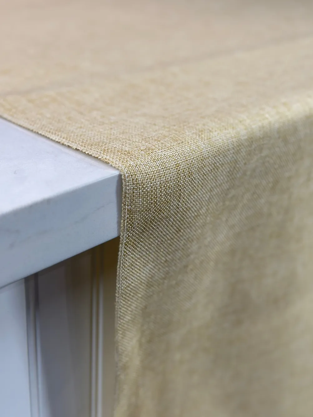 1pc - Imitation Burlap Table Linen 72"x72" Square - Natural