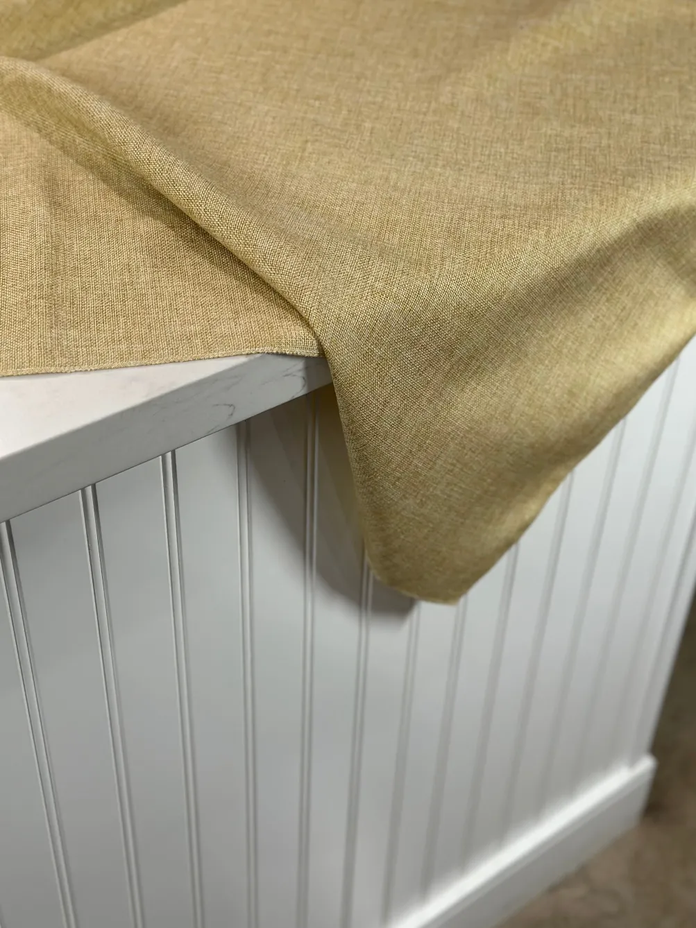 1pc - Imitation Burlap Table Linen 72"x72" Square - Natural
