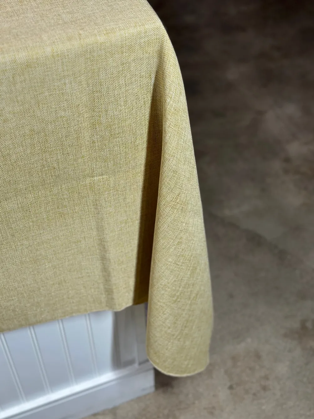1pc - Imitation Burlap Table Linen 72"x72" Square - Natural