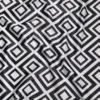 1pc - Paragon Print (Lamour) Table Linen 72"x72" Square - Black and White