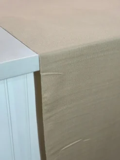 1pc - Rustic Linen Table Linen in Wheat (90"x156" Banquet)