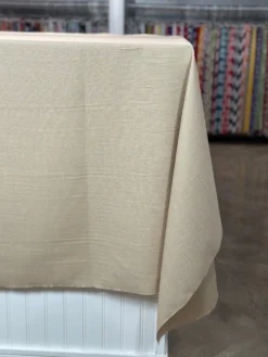 1pc - Rustic Linen Table Linen in Wheat (90