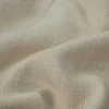 1pc - Rustic Linen Table Linen 132" Round - Ivory