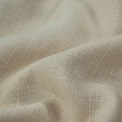 1pc - Rustic Linen Table Linen 132" Round - Ivory