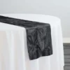 10pcs - Belly Button (Pinwheel) Table Runner 14"x108" - Black