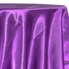 5pcs - Bridal Satin Table Linen 90"x132" Banquet - Plum 555