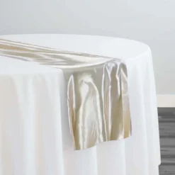 10pcs - Bridal Satin Table Runner 20"x90" - Banana 181