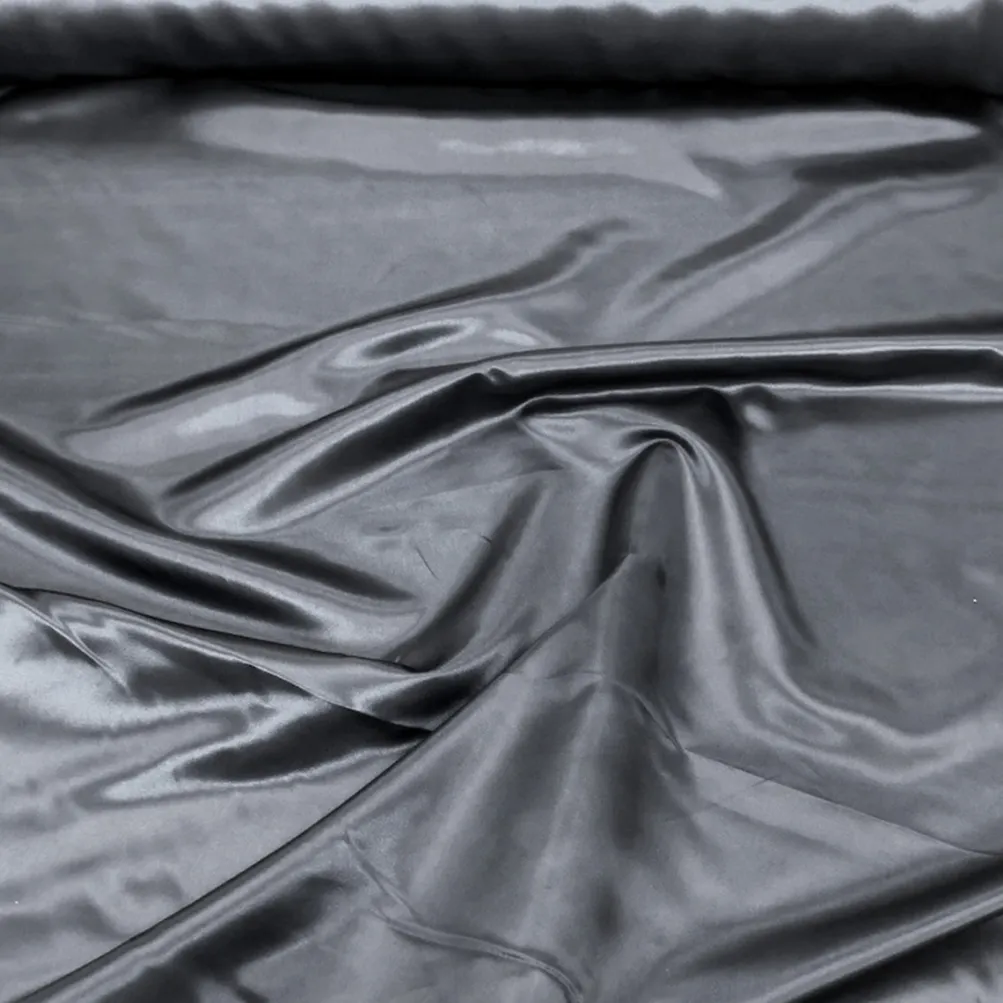 10pcs - Bridal Satin Table Runner 14"x108" - Gray 665