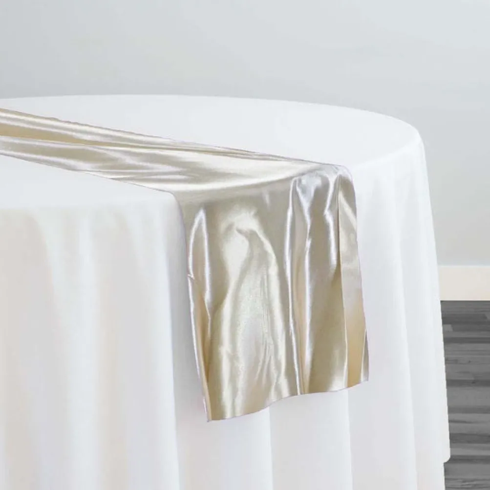 10pcs - Bridal Satin Table Runner 14"x108" - Banana 181