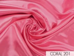 100pcs - Bridal Satin - 8"x108" Sash w/ Slanted Ends - Coral 201