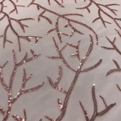 10pcs - Brooks Sequins Table Runner 14"x108" - Blush