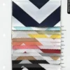 5pcs - Chevron Print (Lamour) Table Runner 14"x108" - Charcoal and White