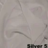 20pcs - Chiffon Drapery Panels 8' Tall x 54" Wide - Silver