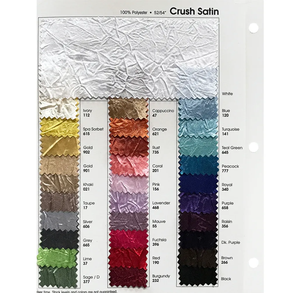 10pcs - Crush Satin (Bichon) Table Runner 14"x108" - Taupe 17