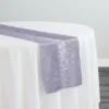 15pcs - Crush Shimmer (Galaxy) Table Runner 14"x120" - Silver