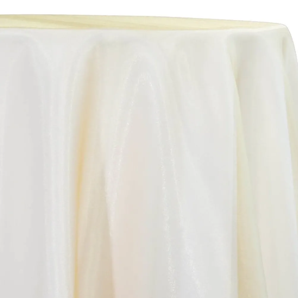 8pcs - Crystal Organza Table Linen 85"x85" Square - Banana 202