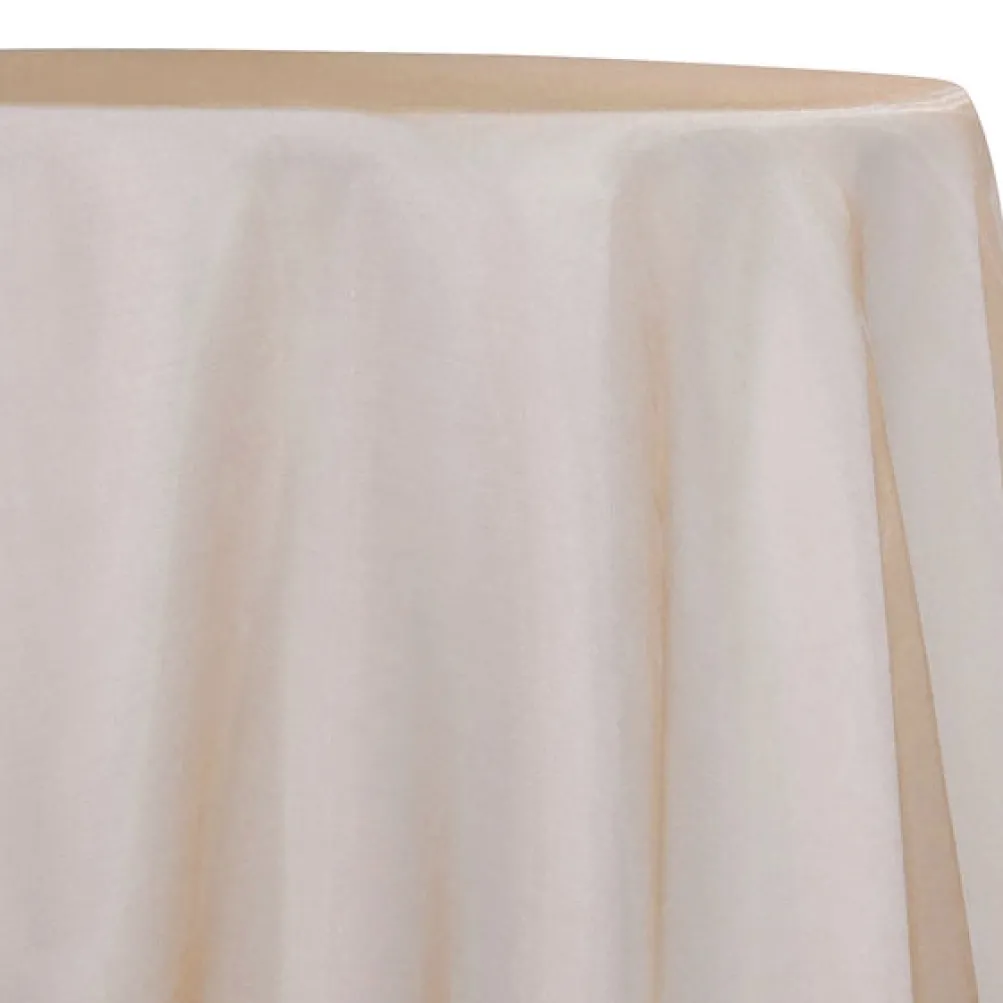 7pcs - Crystal Organza Table Linen 72"x72" Square - Peach 705