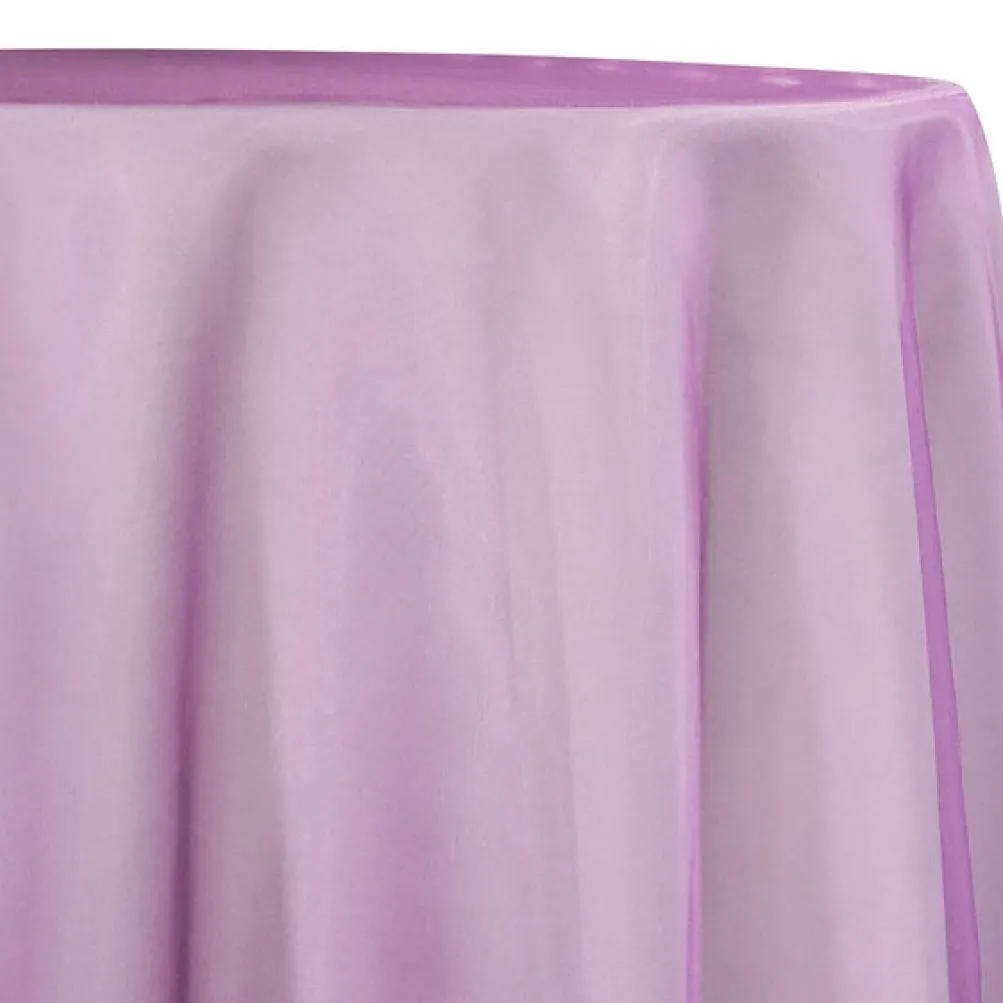 10pcs - Crystal Organza Table Linen 72"x72" Square - Orchid 628