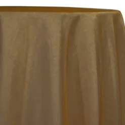 9pcs - Crystal Organza Table Linen 72"x72" Square - Gold 319
