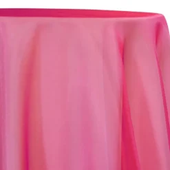 8pcs - Crystal Organza Table Linen 72"x72" Square - Fuchsia 915