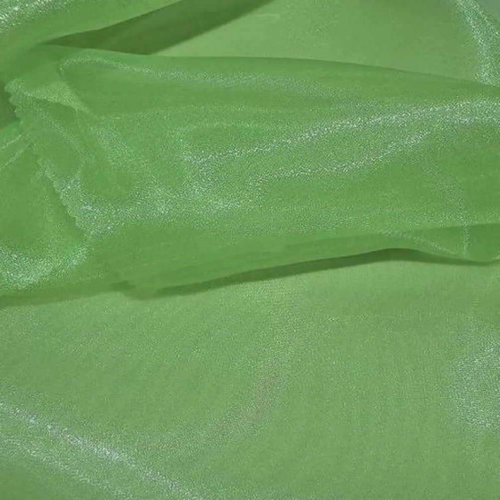 10pcs - Crystal Organza Table Linen 72"x72" Square - Clover 322