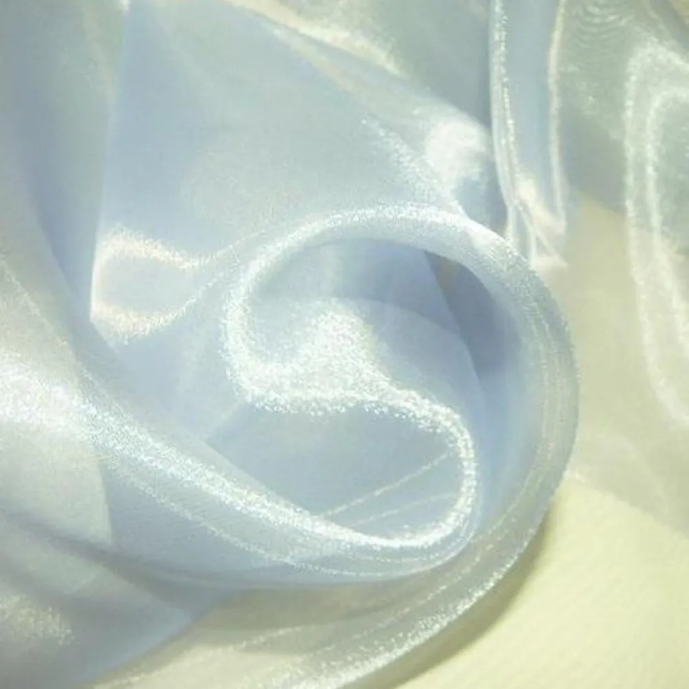 3pcs - Crystal Organza Table Linen 72"x72" Square - Blue D 208
