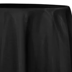 6pcs - Crystal Organza Table Linen 85"x85" Square - Black
