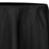 5pcs - Crystal Organza Table Linen 72"x72" Square - Black