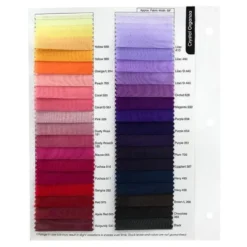 10pcs - Crystal Organza Table Linen 72"x72" Square - Banana 202