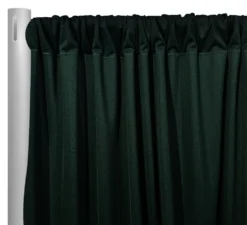 1pc - Scuba (Wrinkle-Free) Drapery Panel in Hunter Green (12' Tall x 58