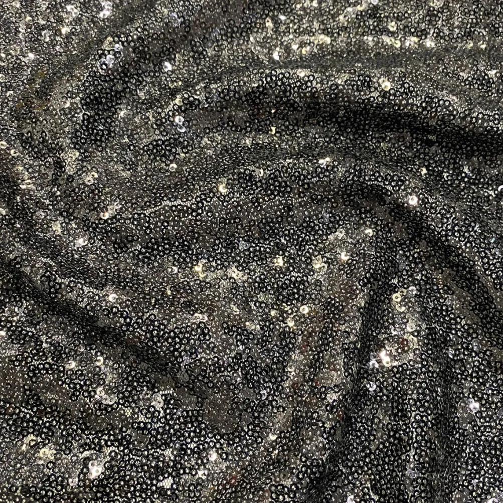 10pcs - Glitz Sequins Table Runner 14"x108" - Black