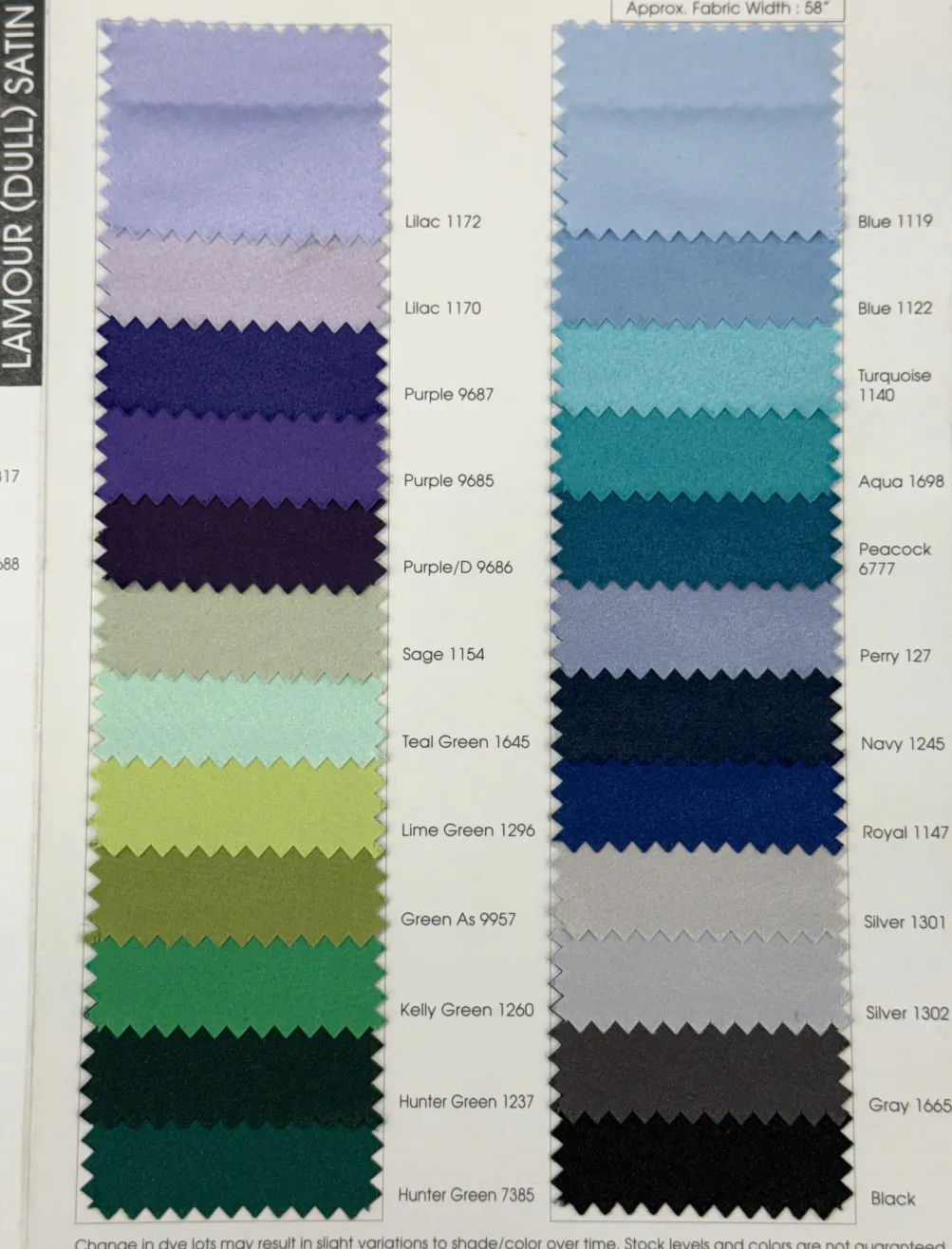 10pcs - Lamour (Dull) Satin Table Runner 14"x108" - Silver 1301