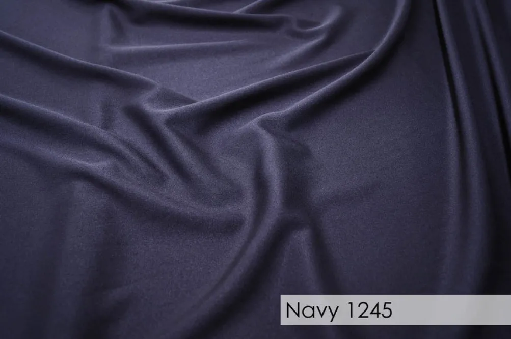 60pcs - Polyester Poplin - 8"x108" Sash w/ Slanted Ends - Navy