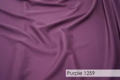 70pcs - Polyester Poplin - 6"x108" Sash w/ Straight Ends - Purple 1259