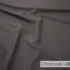 225pcs - Polyester Poplin - 8"x108" Sash w/ Straight Ends - Charcoal