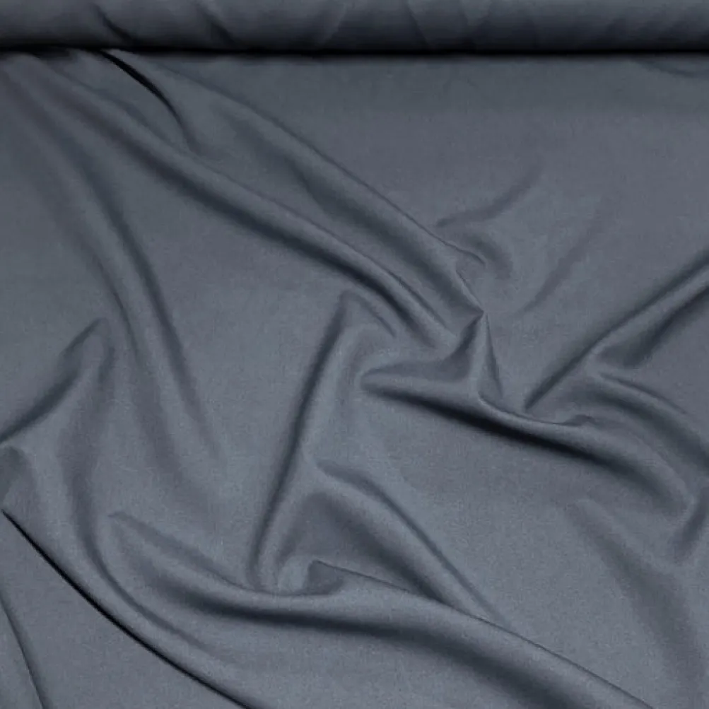 6pcs - Premium Poly (Poplin) Drapery Panels 3' Tall x 58" Wide - Gray 7515