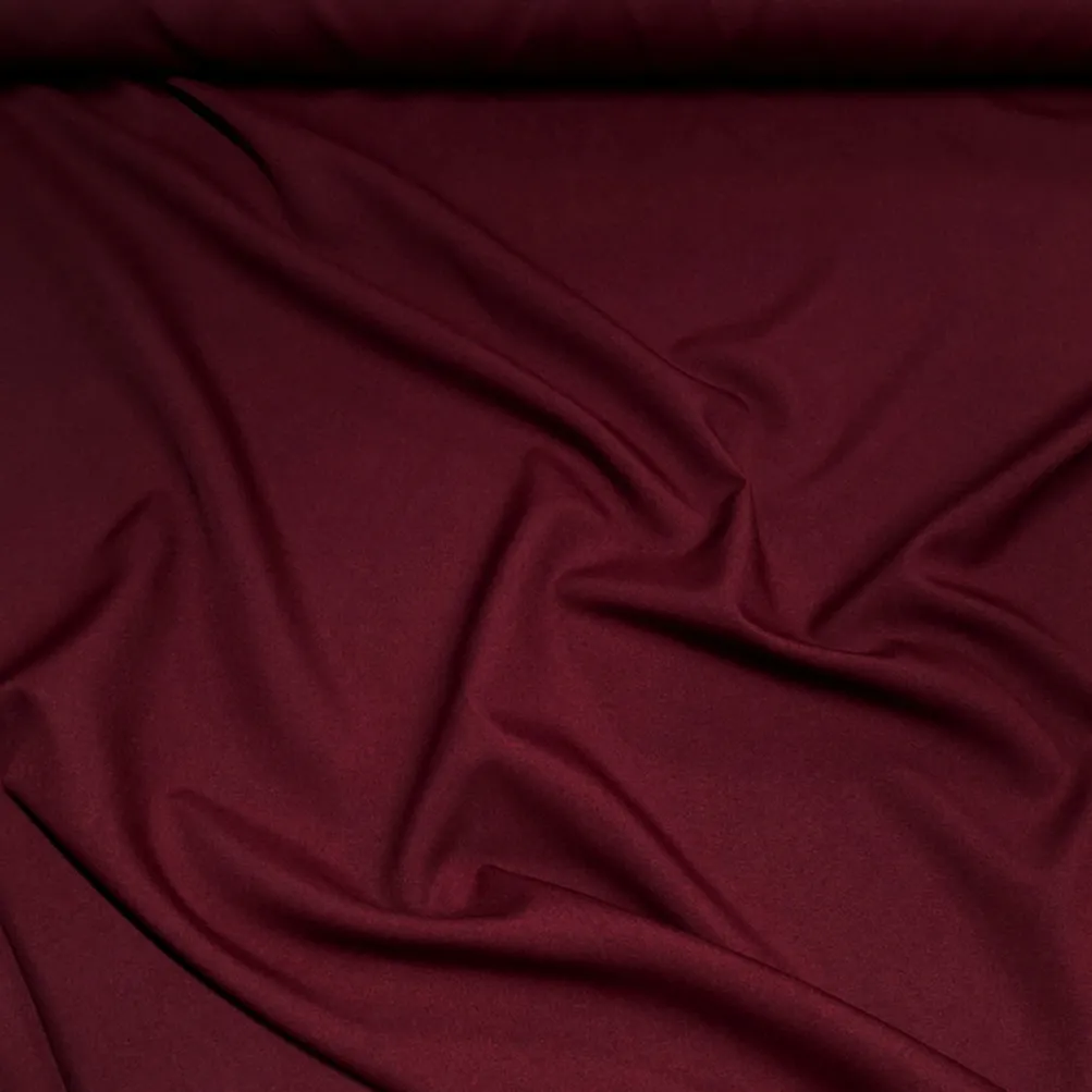 10pcs - Premium Poly (Poplin) Table Runner 14"x90" - Burgundy 1232