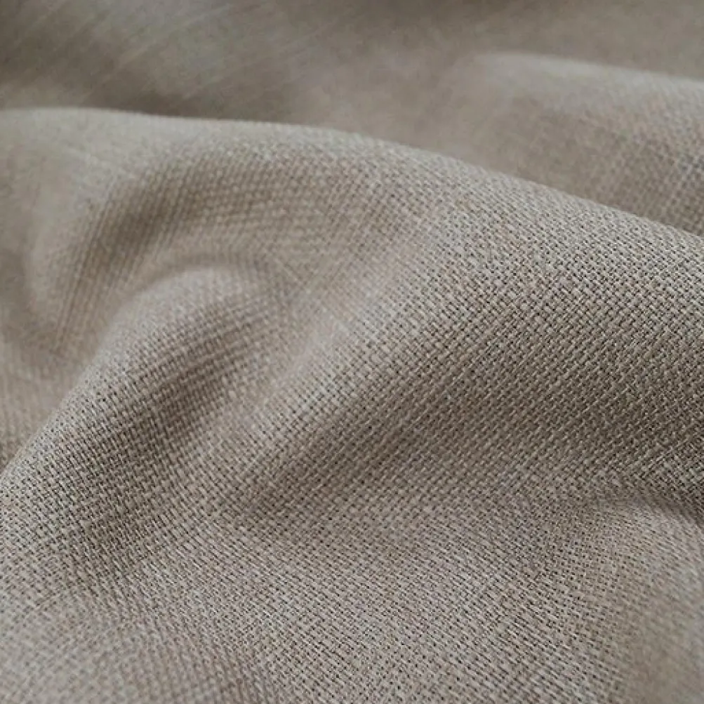 2pcs - Rustic Linen Drapery Panels 14' Tall x 113" Wide - Wheat