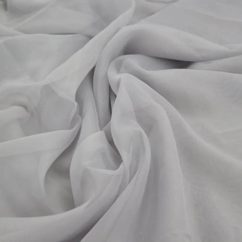 1pc - Voile Drapery Panels 14' Tall x 118" Wide - Silver