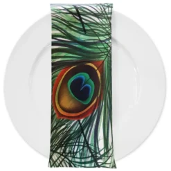 Peacock (Poly Print) Table Napkin
