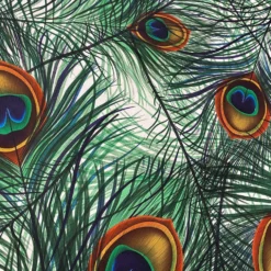 Peacock (Poly Print) Table Runner
