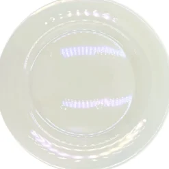 Pearla - Glass Charger Plate in White (Item # 1402)