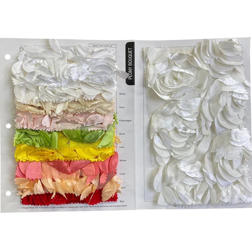 Peony Bouquet Table Linen in Blush