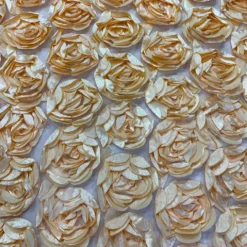 Peony Bouquet Table Linen in Peach