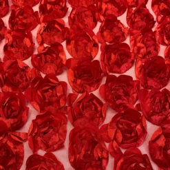 Peony Bouquet Table Linen in Red