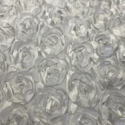 Peony Bouquet Table Linen in White