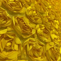 Peony Bouquet Table Runner in Yellow